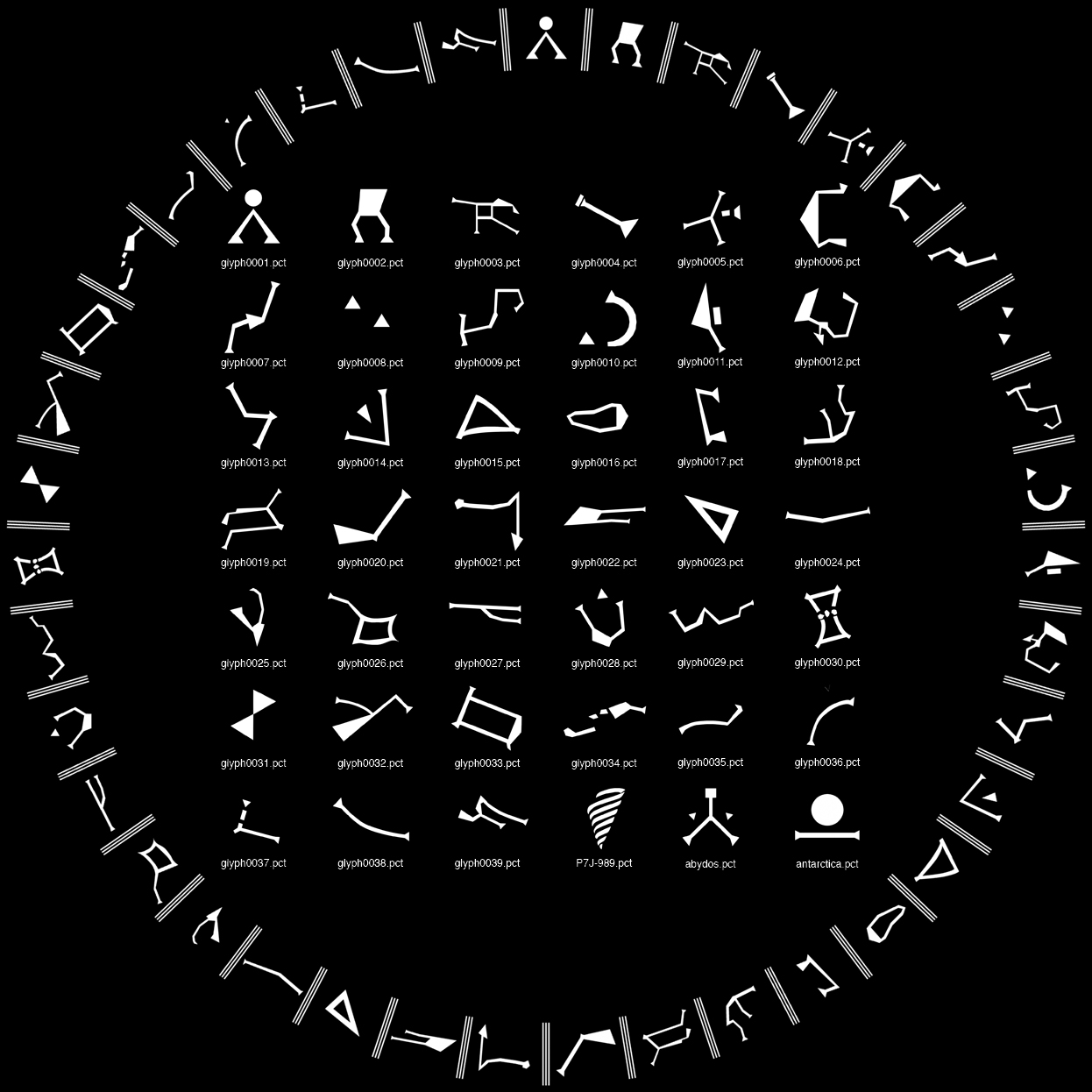 ancient alien glyphs